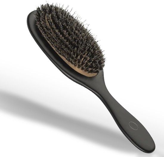 MOHI Black Gold Brush Size Two - Anti-klit Haarborstel - Zwart & Goud