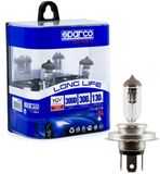 Sparco H4 12V 60/55W Autolampen Met Keurmerk En Gele Kleur 130%