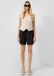 QS s.Oliver QS regular high waist broek zwart