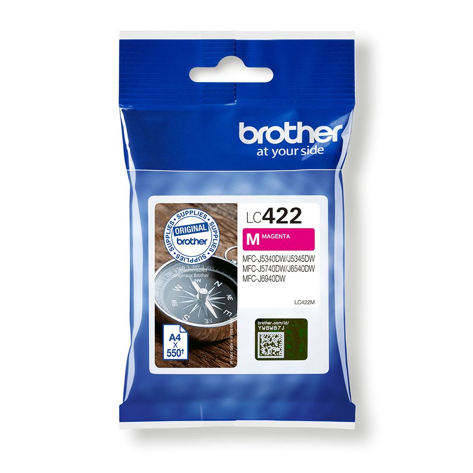 Brother LC-422M - Rode inktcartridge