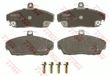 TRW GDB496 Jeu de plaquettes de frein pour Honda Civic, MG ZS