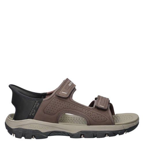 Skechers Hands Free Slip-Ins Tresmen imitatieleren sandalen bruin