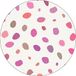 Bonateks Ronde digitaal bedrukte muismat, antislip onderkant, voor kantoor en thuis, diameter: 22 cm