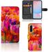 B2Ctelecom Étui pour Samsung Galaxy A54 avec imprimé floral