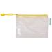 8 x A6 gele PVC ritszakken