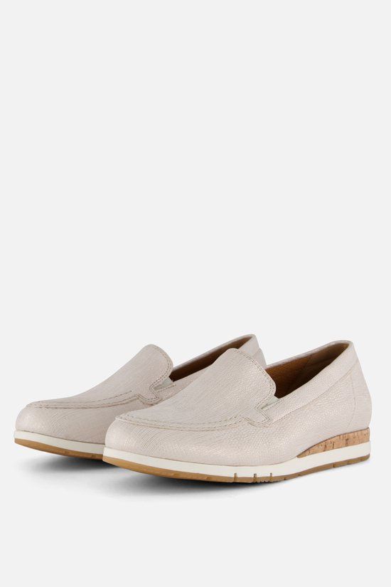 Gabor Instappers wit Nubuck - Maat 39