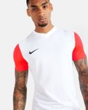 Nike Tiempo Premier II Shirt Korte Mouw Heren - Wit / Bright Crimson | Maat: XL