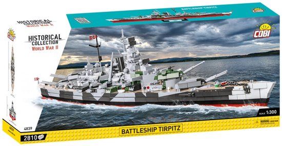 COBI Battleship Tirpitz - COBI-4839 | Bouwset | Multicolor