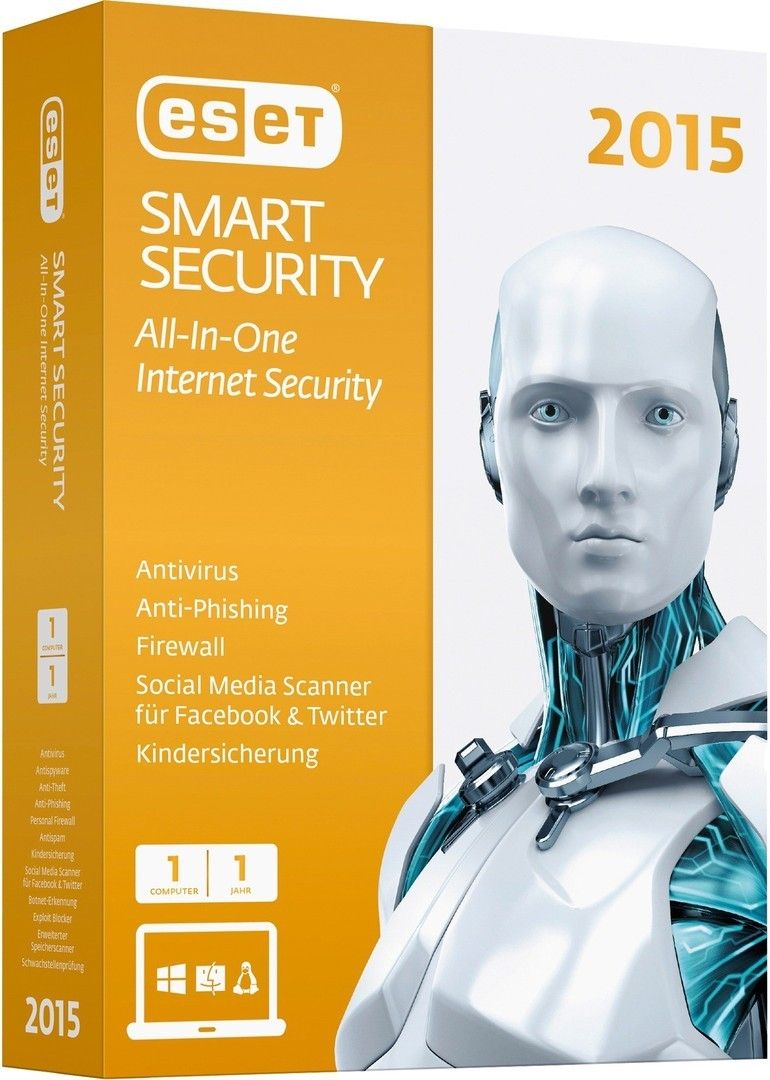 ESET Smart Security 2015 Edition - 1 gebruiker(s)