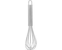 Fackelmann Garde 20 cm, ballongarde van roestvrij staal, robuuste garde met stevige draden (kleur: zilver), aantal: 1 stuk