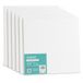 Exerz 30x30cm Canvaspanelen 6 Stuks/schilderkarton 0.3cm dik 280gsm 100% katoen/wit - kunstcanvas paneel voor acrylverf & olieverf - drievoudig geprimeerd/zonder zuur/middenkorrelig