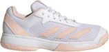 Adidas Courtflash Tennisschoenen Junior Wit - Beige Unisex Kinderen