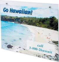 Deflecto Muurfolderhouder - A4 - 4 Vakken - Transparant