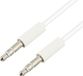 Merkloos Câble audio double jack mâle/mâle 3,5 mm longueur 1 m - Blanc