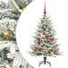 vidaXL Sapin de Noël artificiel pré-illuminé avec set de boules vert 120 cm
