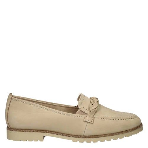 Tamaris nubuck loafers beige
