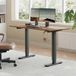 Bureau Noir Réglable En Hauteur