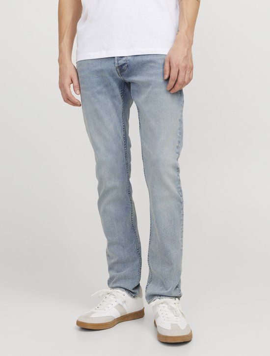 JACK&JONES JEANS INTELLIGENCE Heren Jeans JJIGLENN JJORIGINAL CB 774 NOOS Slim Fit Katoen Blend Blauw Denim W36 x L32