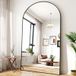Koonmi Miroir Arquée Sur Pied Ou Mural - Pleine Hauteur – 96 X 195 Cm – Noir