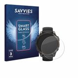Savvies 3 Stuks Screenprotector - Geschikt voor Garmin Fenix 8 / 8 Pro / 9 / 9 Pro (47 mm) - Beschermfolie Glas Transparant