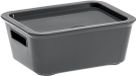 Cep Boîte de rangement Bella, empilable, anthracite, 1,18 litre