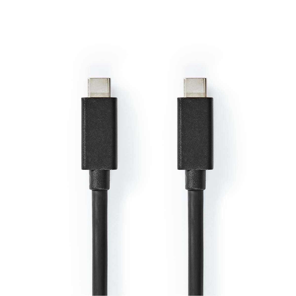 Nedis USB-C naar USB-C Kabel - 2m - USB 3.2 Gen 2x2 - 100W - Zwart