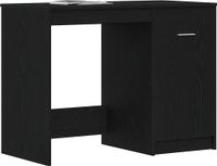 Bureau chêne noir 100 x 50 x 76 cm