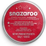 Snazaroo Sparkle Red - 18ml Aqua Schmink