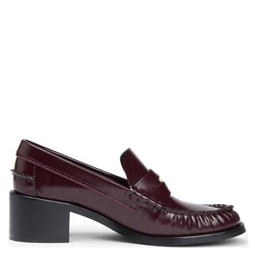 Tommy Hilfiger leren loafers bordeaux