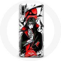 Manicase Etui voor Samsung Galaxy A70 Itachi Uchiwa Naruto Anime Teaser