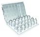 Merkloos Buismondstuk - 24 stuks - Polycarbonaat - 25 x 18 x 6 cm