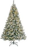 Everlands Kunstkerstboom Canada Frosted LED - 210 cm