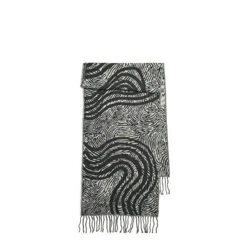 PIECES - PCROSANNA LONG SCARF - Sjaal - Kinderen - Vrouwen - Zwart - Acryl