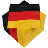 HEKU 100 servetten, 3-laags, 33 x 33 cm, absorberend en praktisch verpakt, ideaal voor bruiloften, jubilea en speciale gelegenheden, Duitsland