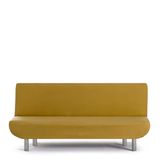 Eysa Bi-elastische bankhoes voor Clic-Klackbank, 3-zits, mosterdkleurig, design Harlem