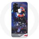 Maniacase Hoesje voor Xiaomi Redmi Note 11S 4G Formule 1 Pierre Gasly F1 Coureur Rood Blauw