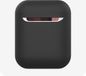 By Qubix AirPods 1/2 hoesje Liquid series - Siliconen - Zwart - Schokbestendig