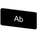 Siemens 3SU1900-0AC16-0AE0 3SU19000AC160AE0 Plaque signalétique avec protection anti-rotation (l x h) 12.5 mm x 27 mm Noir 10 pièce(s) Piece