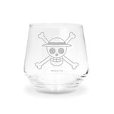 ABYSTYLE One Piece Skull Luffy glas - officieel product - premium glas - inhoud 300 ml