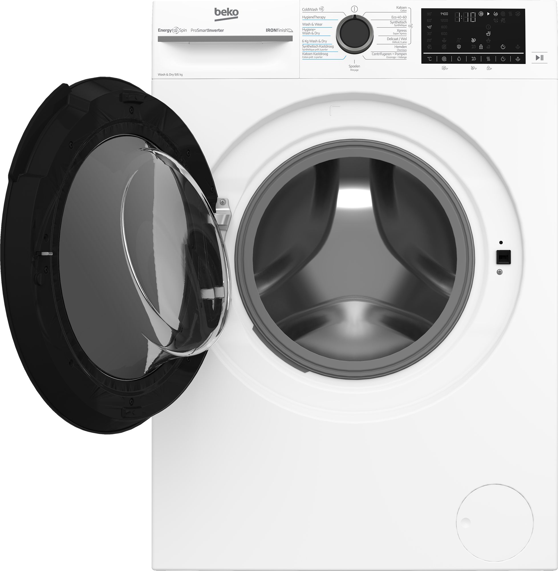 Beko BM5DFT4941W Was-droogcombinatie Vrijstaand Voorlader Wit