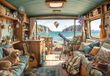 Bluebird Puzzle Camping Coast - Puzzle - 1000 pièces - Carton - Multicolore