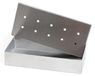 Merkloos Rookbox Rookbox - 20 x 9,5 x 4 cm - Roestvrij staal - Zilver