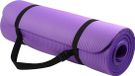 Physio Premium tapis de yoga, tapis de gym, tapis de fitness, tapis d'entraînement, Violet, 12 mm d'épaisseur, 61 cm de largeur, 180 cm de longueur, Caoutchouc, Mousse, Incluant une sangle de transport