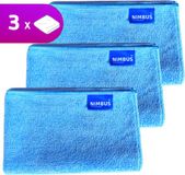 NIMBUS Magic Schoonmaakdoek 3 stuks 40x40cm – Microvezel Schoonmaakdoek voor Badkamer, Keuken, Ramen, Auto & Vuil Verwijderen