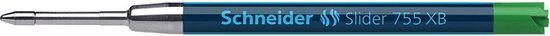 Schneider Slider 755 XB Groen Balpenvulling Doos met 10 Stuks