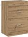 vidaXL Badkamer Onder Wasbak Kast Artisanaal eiken 56 x 37,5 x 81 cm