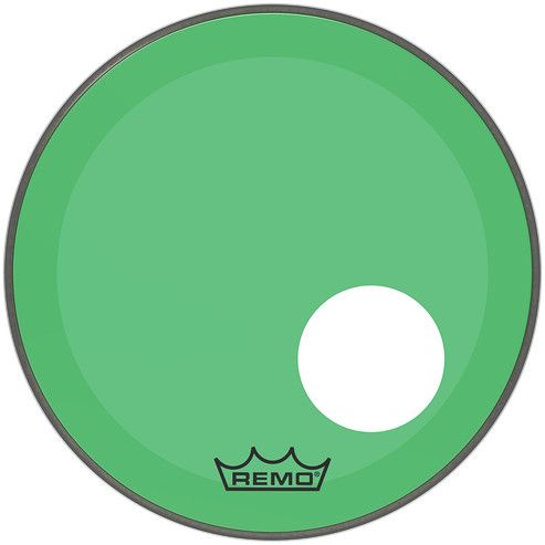 Remo P3-1324-CT-GNOH Powerstroke 3 P3 Colortone Green - 24"