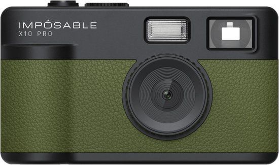 IMPÓSABLE X10 PRO Forest Green 12MP Screenless Retro Camera