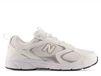 New Balance Heren 408 Sneaker, Wit Zilver, 38.5 EU