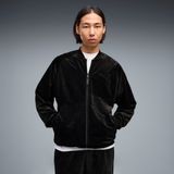 PUMA Essentials Elevated Velour Relaxed Trainingsjack Heren Zwart XL